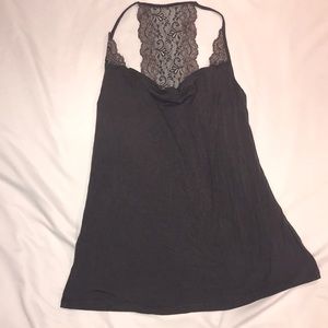 Express Lace back top S